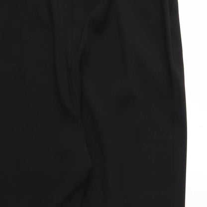 Womens UK Size 34 in Marks and Spencer Regular Fit  Black Trousers