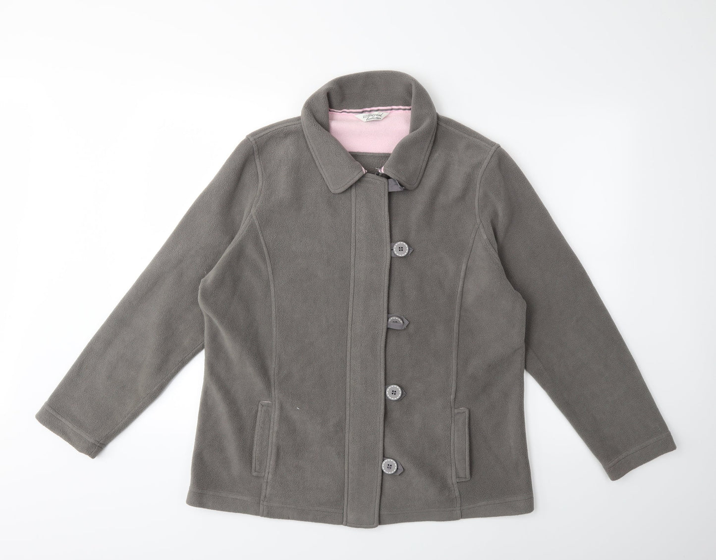 Special edition Womens Grey  Fleece Jacket  Size 14
