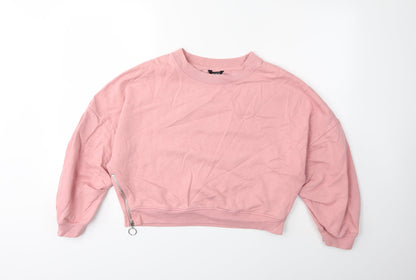 Lindex Womens Pink   Pullover Sweatshirt Size M