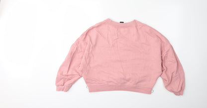 Lindex Womens Pink   Pullover Sweatshirt Size M