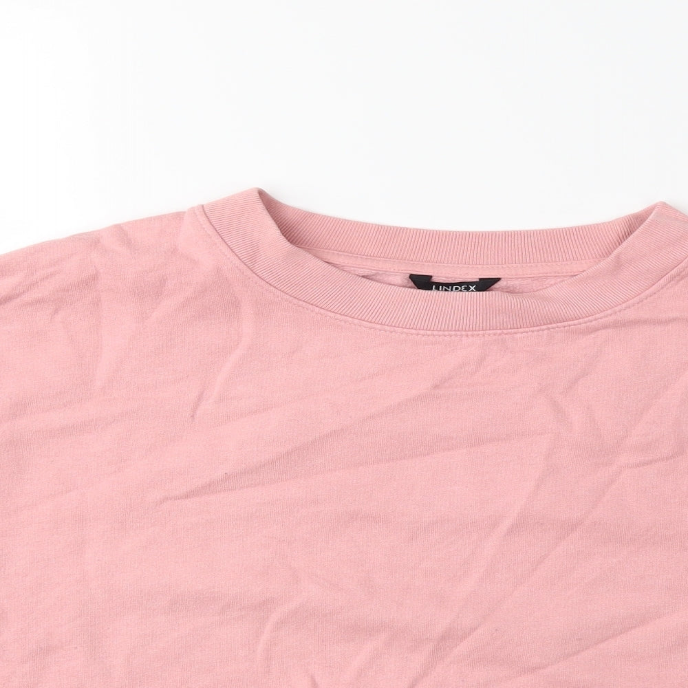 Lindex Womens Pink   Pullover Sweatshirt Size M
