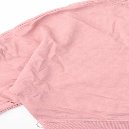 Lindex Womens Pink   Pullover Sweatshirt Size M
