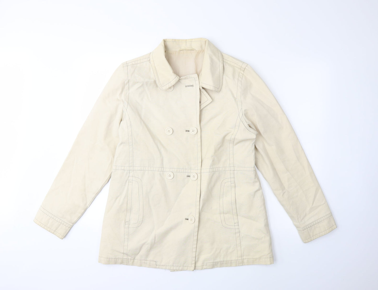 Womens UK Size 14 Dorothy Perkins Beige Jacket