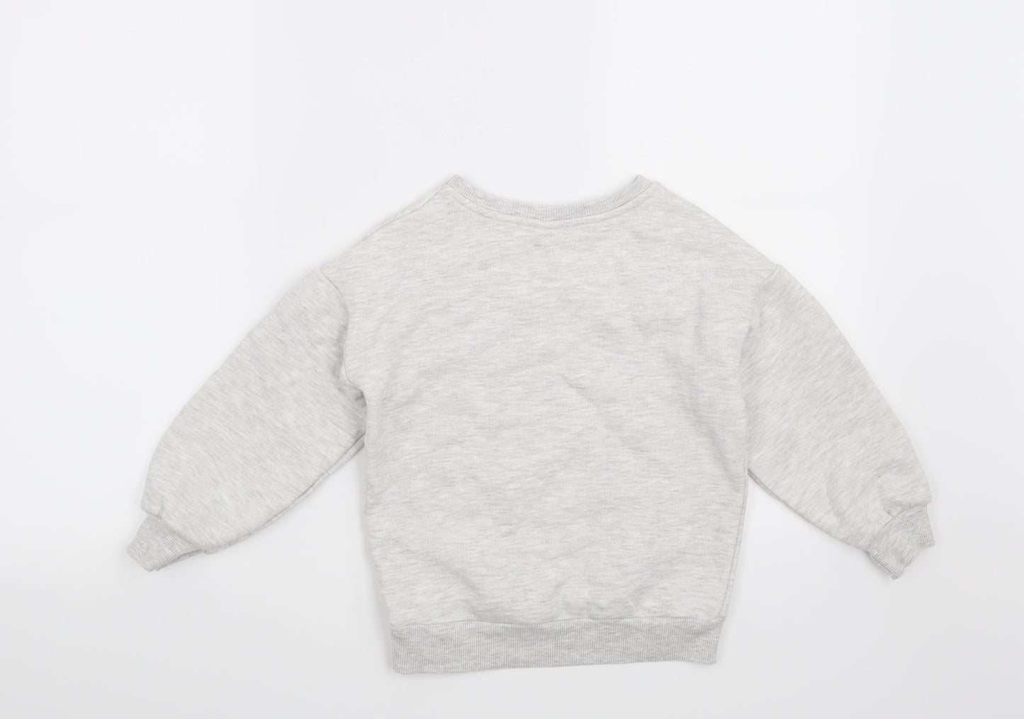 TU Girls Grey   Pullover Sweatshirt Size 7 Years  - La Vie Est Belle
