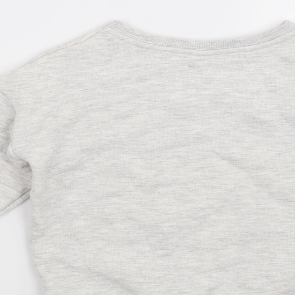 TU Girls Grey   Pullover Sweatshirt Size 7 Years  - La Vie Est Belle