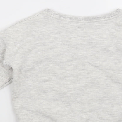 TU Girls Grey   Pullover Sweatshirt Size 7 Years  - La Vie Est Belle