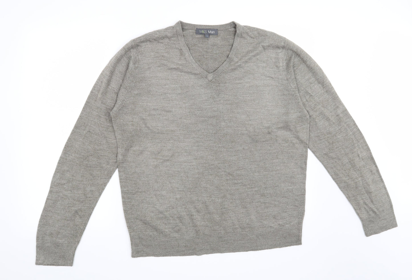 Marks and Spencer Mens Green   Pullover Jumper Size L