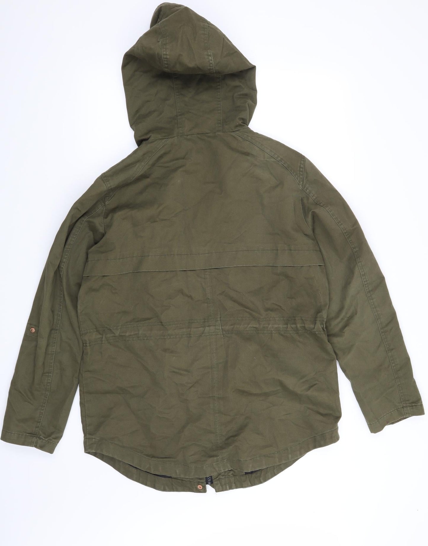 Papaya Womens Green   Overcoat Coat Size 12