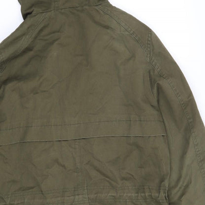 Papaya Womens Green   Overcoat Coat Size 12