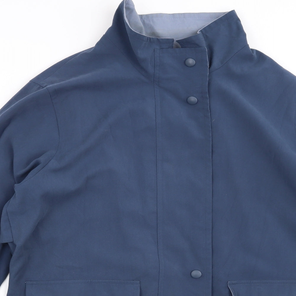 Womens UK Size 14 BHS Blue Overcoat