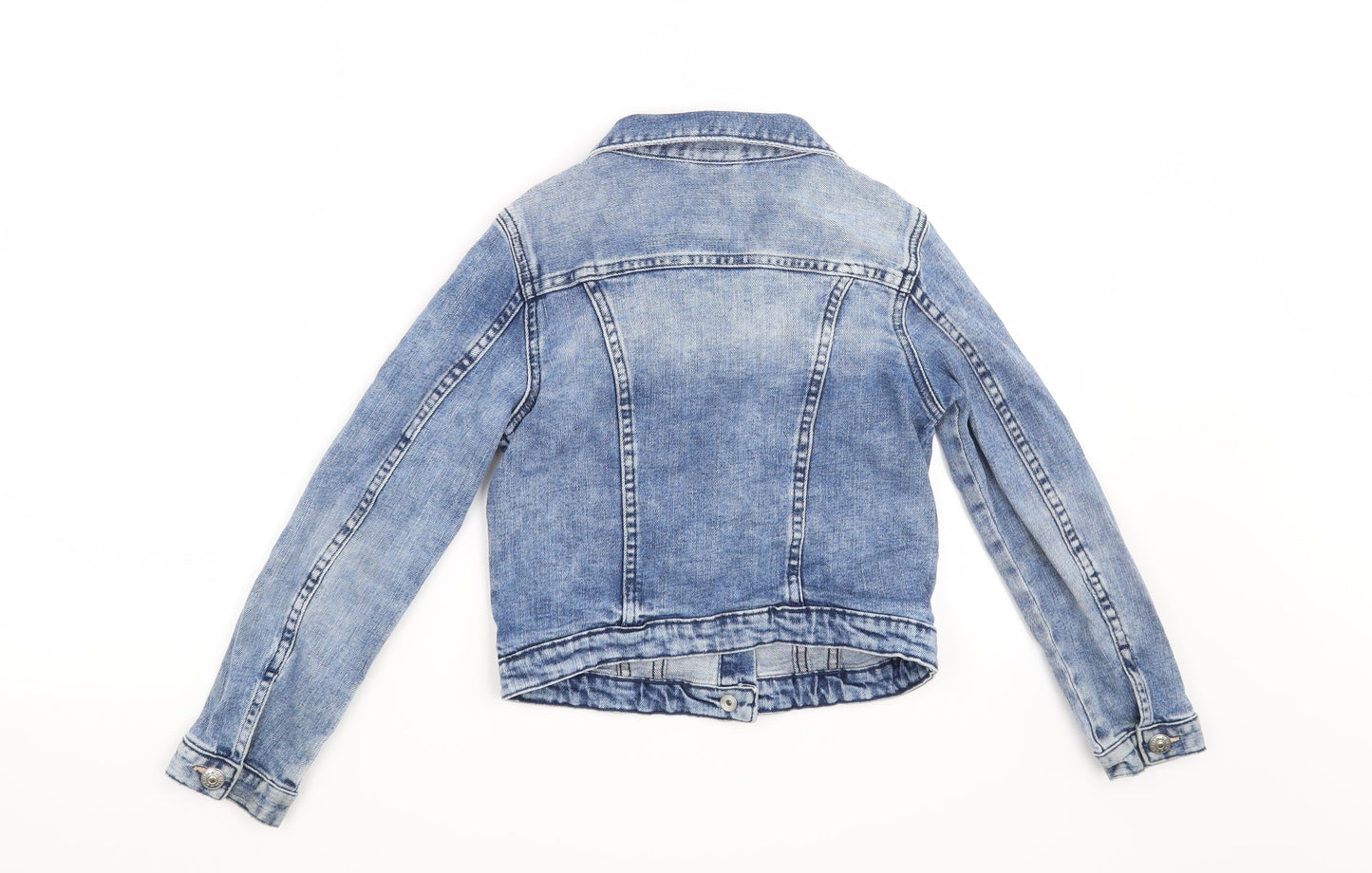 &denim Girls Blue   Jacket  Size 8 Years  - Disco