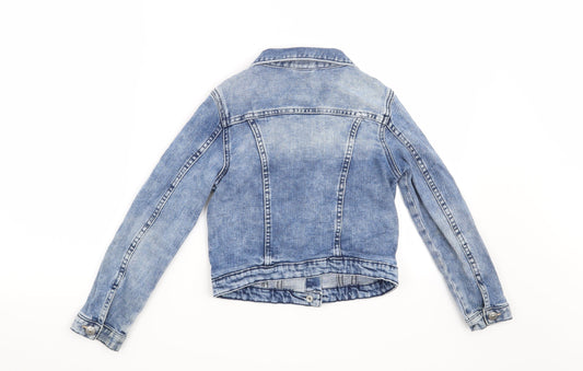 &denim Girls Blue   Jacket  Size 8 Years  - Disco