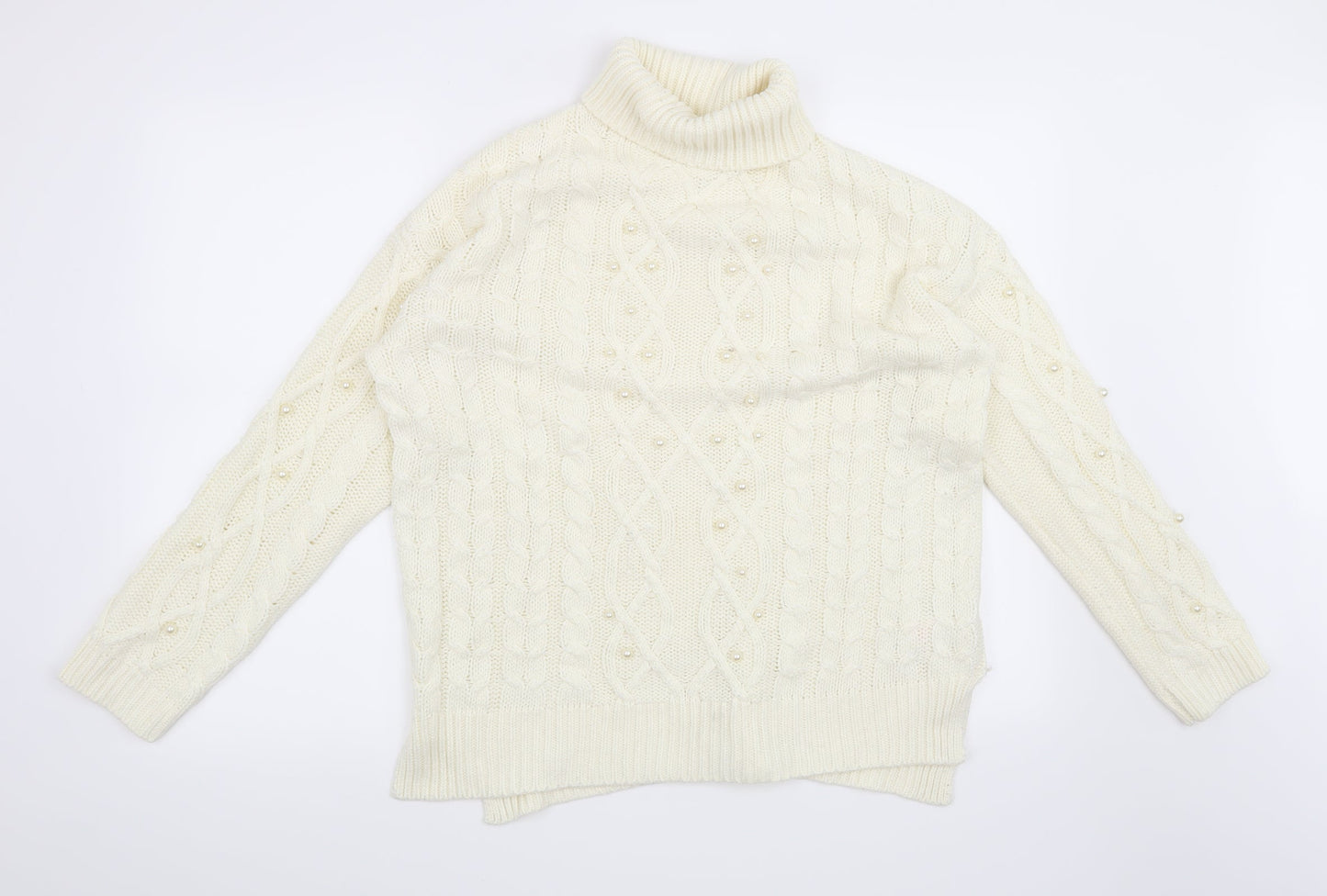 F&F Womens Beige   Pullover Jumper Size 12