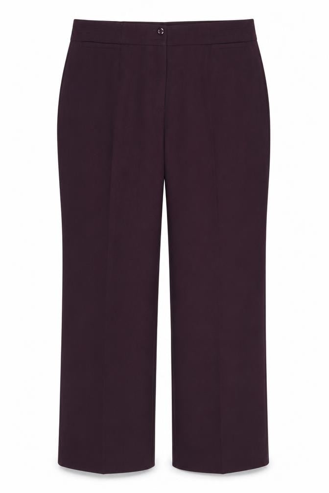 Womens UK Size 14 Isle Regular Fit  Purple Trousers