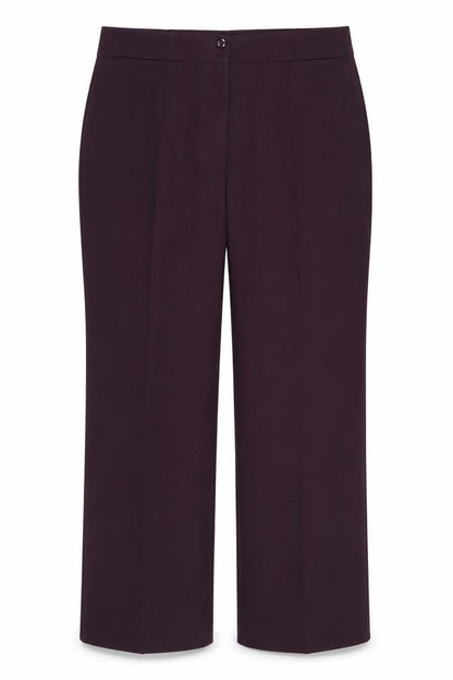 Womens UK Size 14 Isle Regular Fit  Purple Trousers
