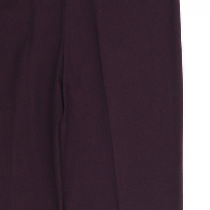 Isle Womens Purple   Trousers  Size 14 L26 in