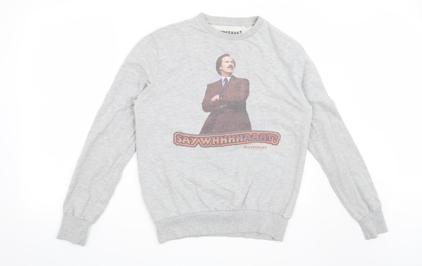 Mens UK Size M Cedar Wood State Grey Pullover Sweatshirt