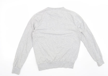 Mens UK Size M Cedar Wood State Grey Pullover Sweatshirt