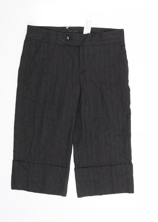 Womens UK Size 10 Zara Regular Fit  Grey Trousers