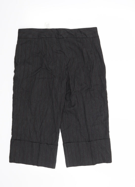 Womens UK Size 10 Zara Regular Fit  Grey Trousers