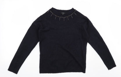 Dorothy Perkins Womens Blue   Pullover Jumper Size 8