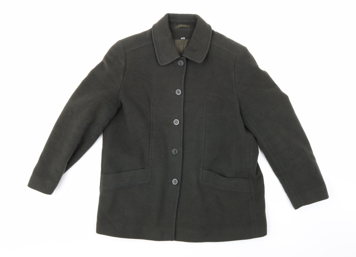 Womens UK Size 12 Preworn Green Jacket
