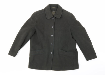 Womens UK Size 12 Preworn Green Jacket