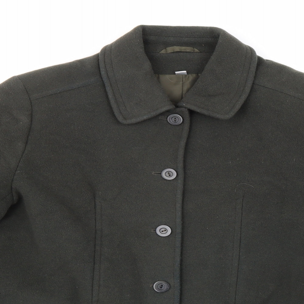 Womens UK Size 12 Preworn Green Jacket