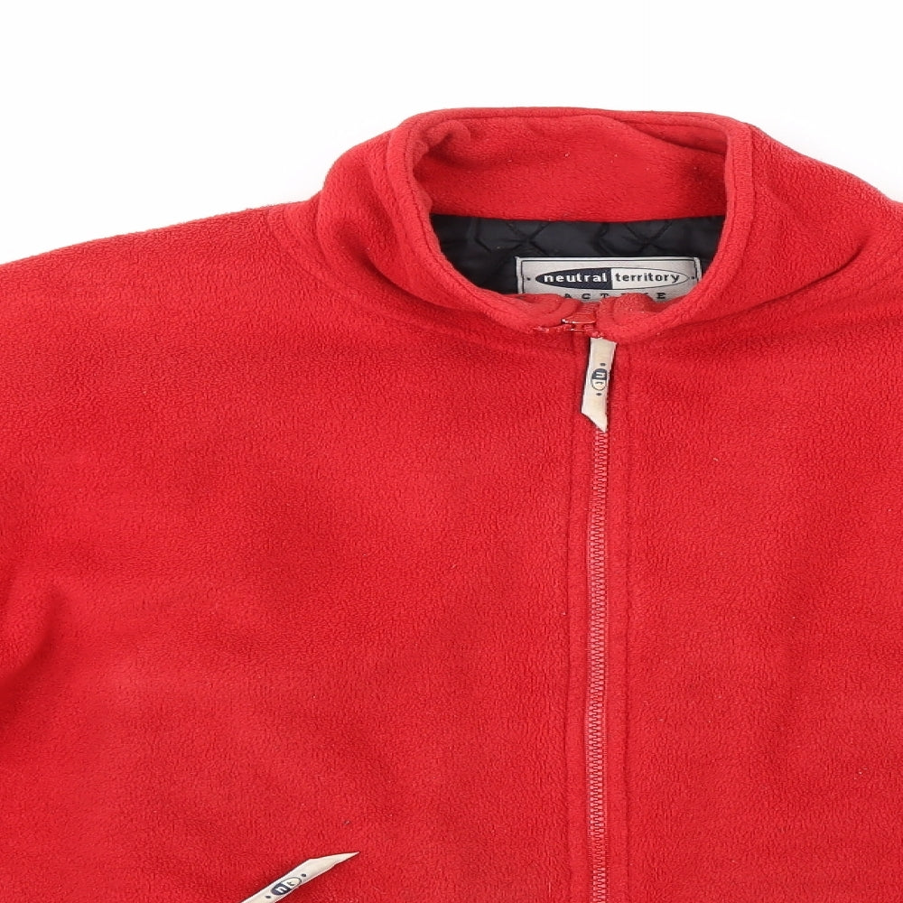 Mens UK Size S Neutral Territory Red Jacket