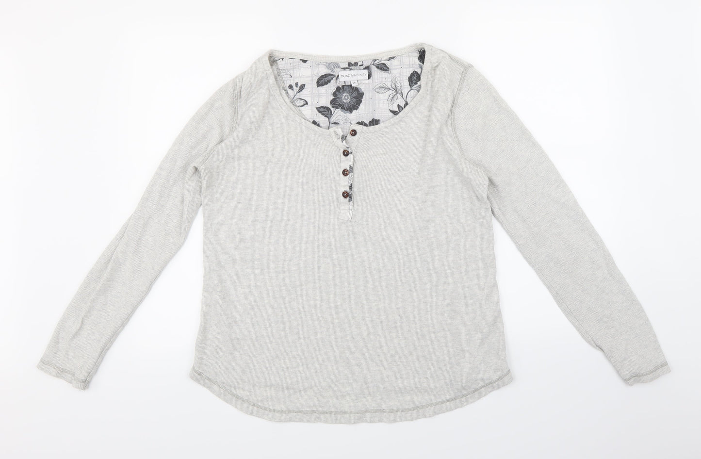 Womens UK Size 14 NEXT Grey Basic T-Shirt