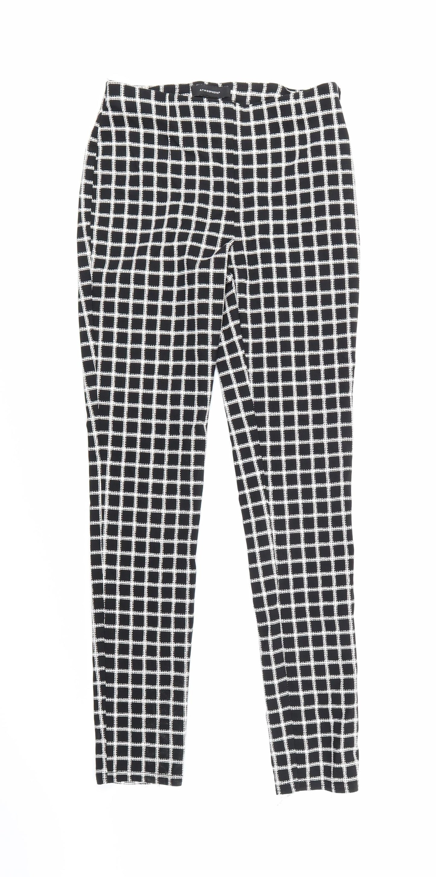 Womens UK Size 8 Atmosphere Regular Fit  Black Trousers