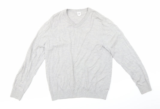 Gap Mens Grey  Knit Pullover Jumper Size L