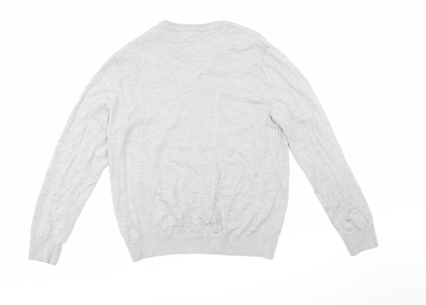 Gap Mens Grey  Knit Pullover Jumper Size L