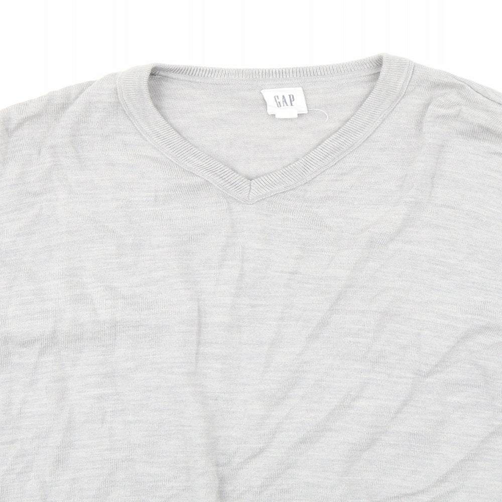 Gap Mens Grey  Knit Pullover Jumper Size L