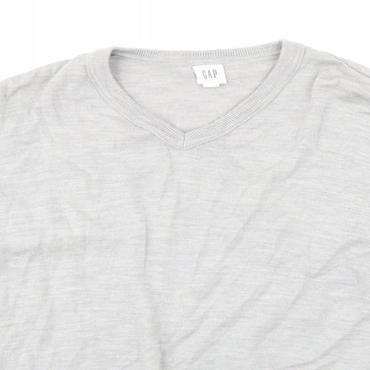 Gap Mens Grey  Knit Pullover Jumper Size L