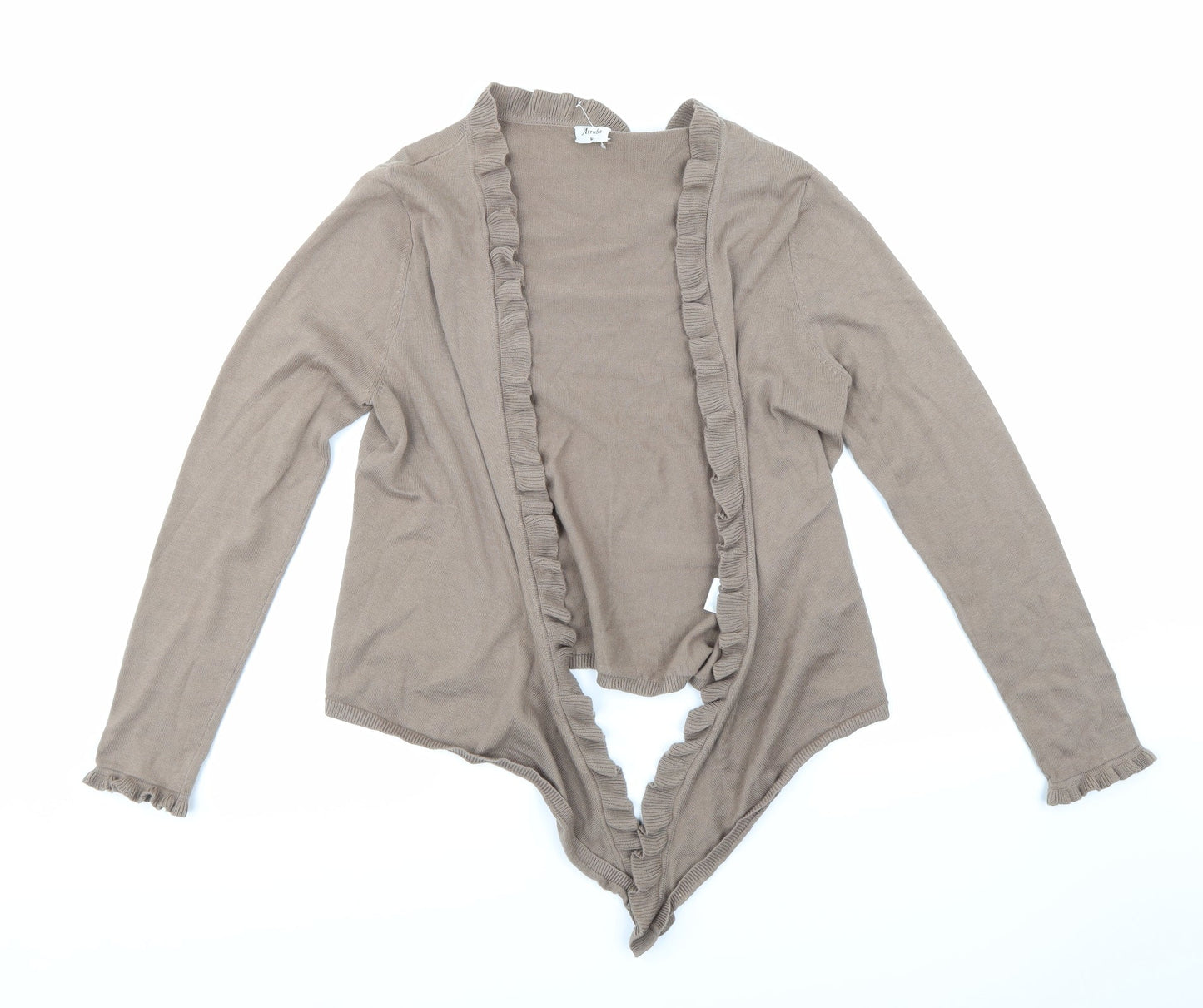 Arruba Womens Brown  Knit Cardigan Jumper Size M