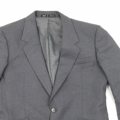 Mens UK Size 38 Brook Taverner Regular Grey Suit Jacket