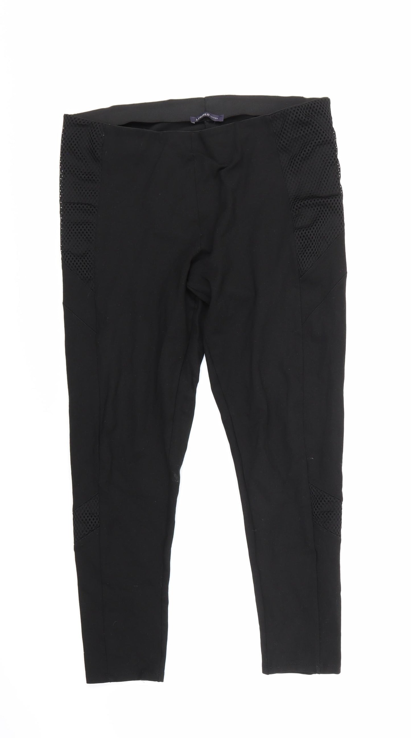 Womens UK Size 16 Marks and Spencer Regular Fit  Black Trousers