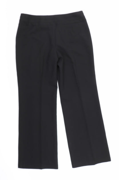Womens UK Size 14 Marks and Spencer Regular Fit  Black Trousers