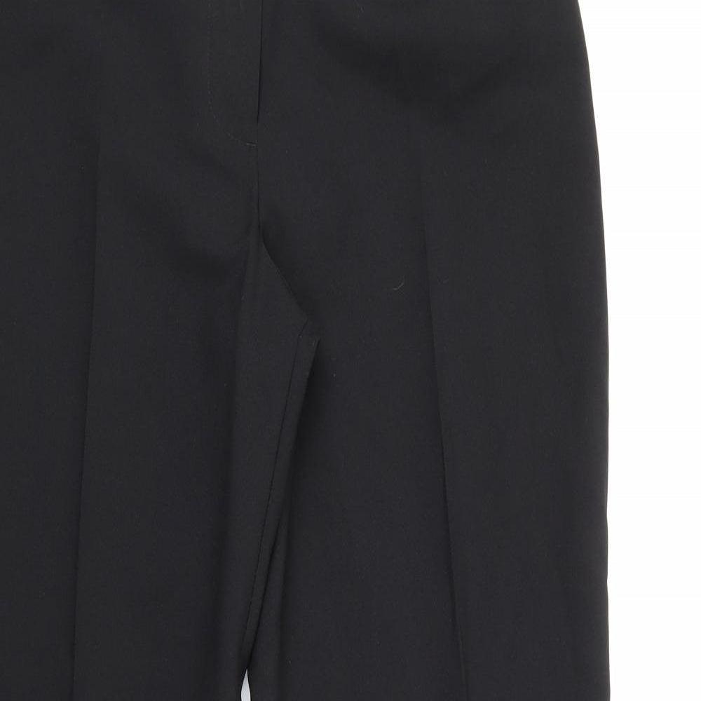 Womens UK Size 14 Marks and Spencer Regular Fit  Black Trousers