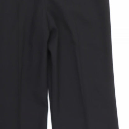 Womens UK Size 14 Marks and Spencer Regular Fit  Black Trousers