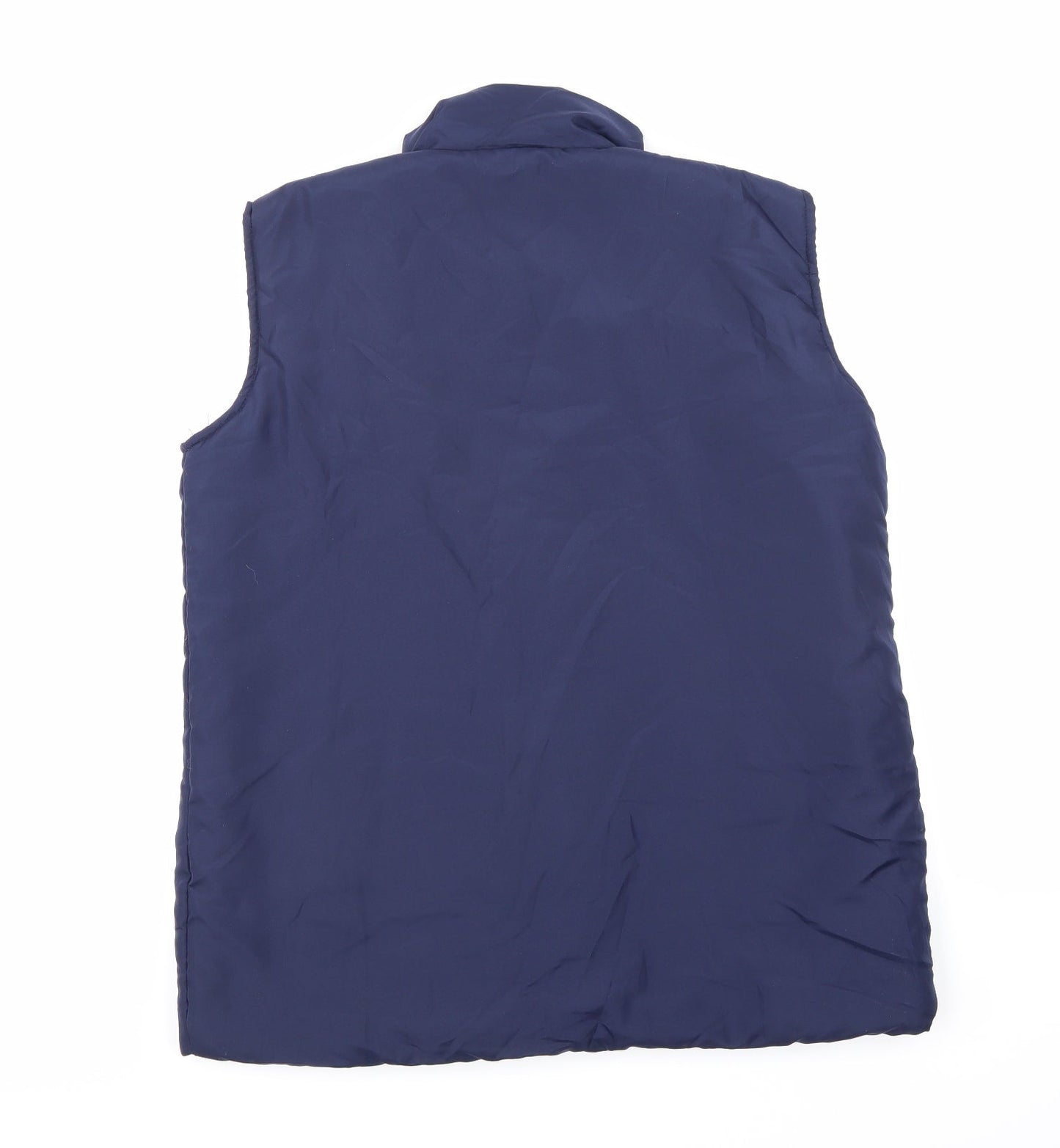Womens UK Size M Anne De Lancay Blue Gilet