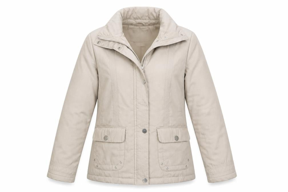 Classics Womens Beige   Jacket Coat Size S