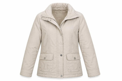 Classics Womens Beige   Jacket Coat Size S