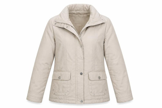 Classics Womens Beige   Jacket Coat Size S