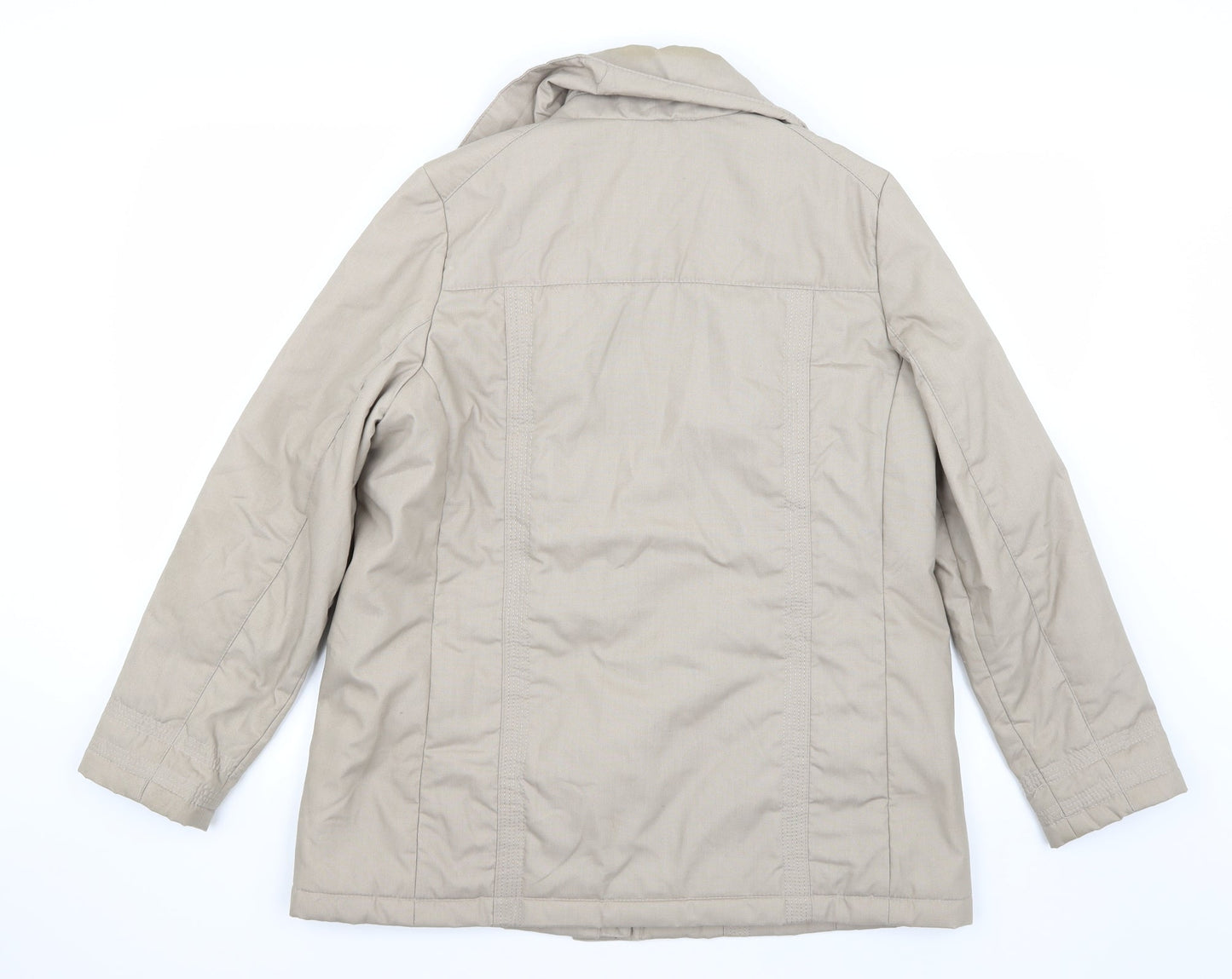 Classics Womens Beige   Jacket Coat Size S