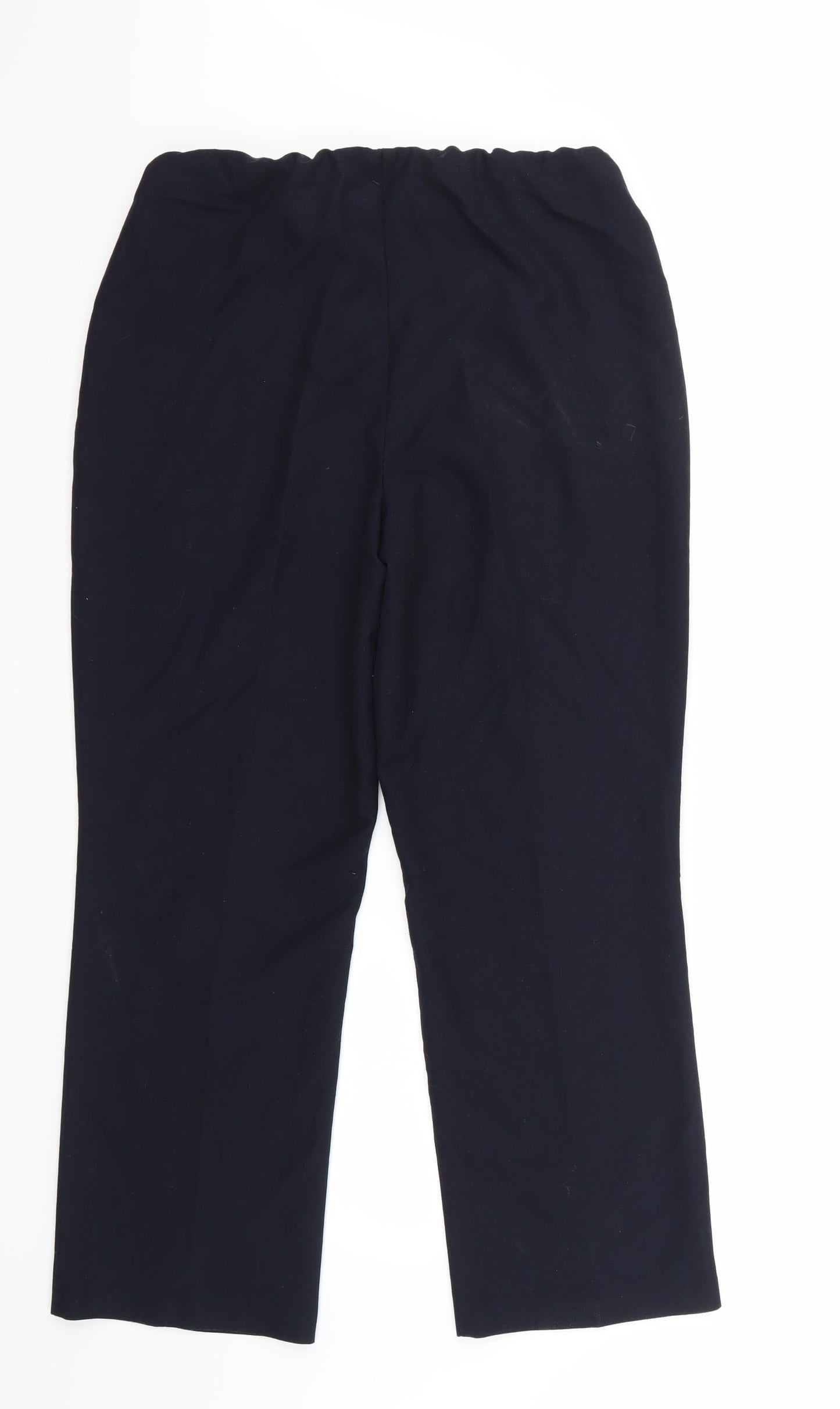 Womens UK Size 12 Preworn Regular Fit  Blue Trousers