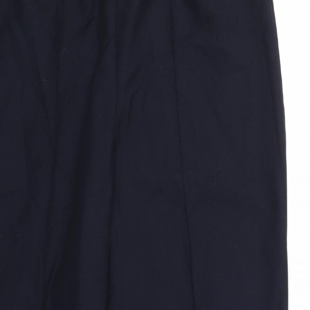 Womens UK Size 12 Preworn Regular Fit  Blue Trousers
