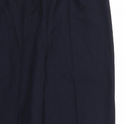 Womens UK Size 12 Preworn Regular Fit  Blue Trousers