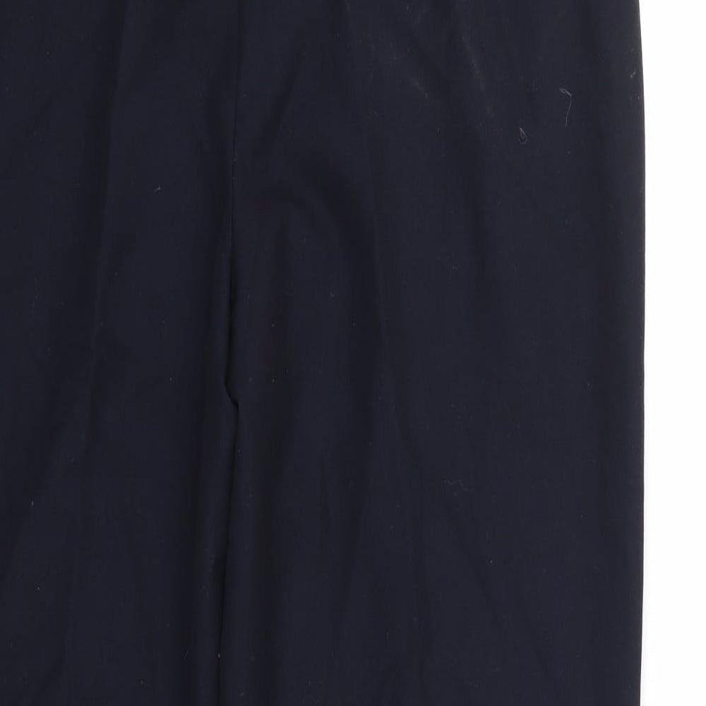 Womens UK Size 12 Preworn Regular Fit  Blue Trousers